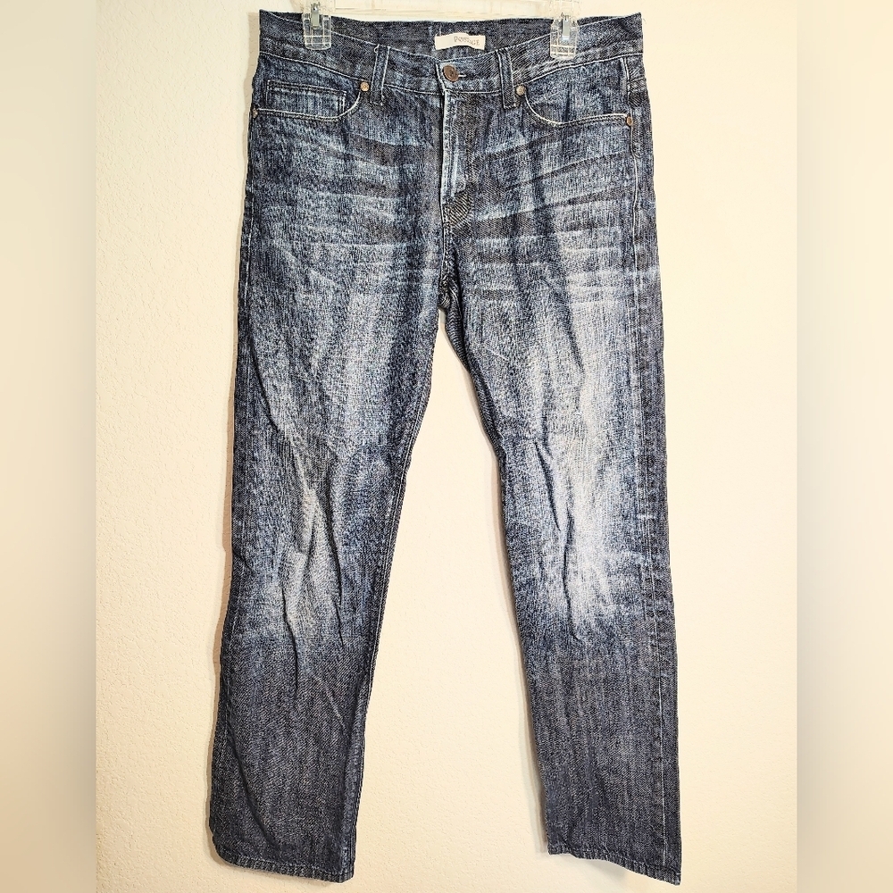 Postage Men's Blue Washed Denim Jeans
